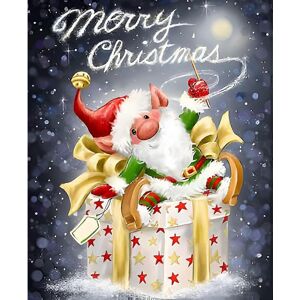 Unbranded (As show, One size) Christmas Diamond Painting Kit, 5D 30x40cm Gnome Diamond Pai Unbranded (As show, One size) Christmas Diamond Painting Kit, 5D 30x40cm Gnome Diamond Pai