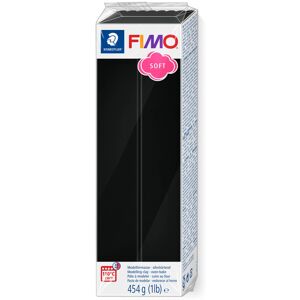 STAEDTLER 8021-9 FIMO Soft Oven-Hardening Polymer Modelling Clay - Black (1 x 45 STAEDTLER 8021-9 FIMO Soft Oven-Hardening Polymer Modelling Clay - Black (1 x 45