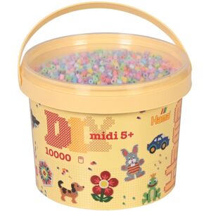 Hama DIY Midi Beads Bucket Approx. 10.000 Fuse Beads Mosaic Decoration Arts Hama DIY Midi Beads Bucket Approx. 10.000 Fuse Beads Mosaic Decoration Arts