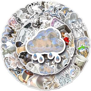 Unbranded (As show, One size) Sticker Pack, 50Pcs Waterproof Vinyl Stickers, for Mobile Ph Unbranded (As show, One size) Sticker Pack, 50Pcs Waterproof Vinyl Stickers, for Mobile Ph