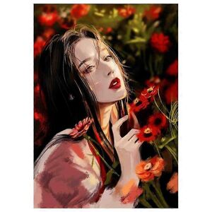 Unbranded (As show, One size) (Portrait 30*40cm) Peinture diamant avec Kit complet de cerc Unbranded (As show, One size) (Portrait 30*40cm) Peinture diamant avec Kit complet de cerc