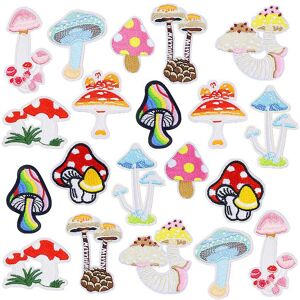 Unbranded (As show, One size) 20 Pcs Iron-on Patch, Mushroom Cactus Animal Patch Sticker A Unbranded (As show, One size) 20 Pcs Iron-on Patch, Mushroom Cactus Animal Patch Sticker A
