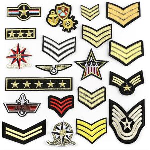 Unbranded (As show, One size) 20pcsmilitary Fan Iron-on Stickers-sewing Patch-jeans Iron-o Unbranded (As show, One size) 20pcsmilitary Fan Iron-on Stickers-sewing Patch-jeans Iron-o