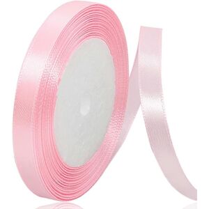 Unbranded (As show, One size) Light Pink Satin Ribbon 10mm x 22m, Satin Ribbon for Gift Wr Unbranded (As show, One size) Light Pink Satin Ribbon 10mm x 22m, Satin Ribbon for Gift Wr
