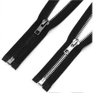 Unbranded (As show, One size) 40cm Separable Metal Zippers Black Metal Zipper Zipper Slide Unbranded (As show, One size) 40cm Separable Metal Zippers Black Metal Zipper Zipper Slide