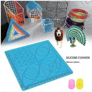 Unbranded (As show, One size) Transparent 3D Pen Mat 6x 6 Inches with Fuse and Join Area - Unbranded (As show, One size) Transparent 3D Pen Mat 6x 6 Inches with Fuse and Join Area -