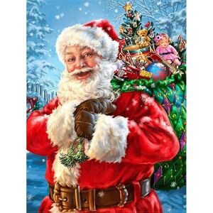 Unbranded (As show, One size) DIY Diamond Painting Santa Claus Kit 30x40 cm, 5D Christmas Unbranded (As show, One size) DIY Diamond Painting Santa Claus Kit 30x40 cm, 5D Christmas