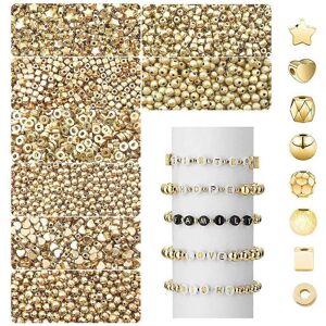 Unbranded (As show, One size) 100pcs oil-sealed and colour-protected CCB beads Round squar Unbranded (As show, One size) 100pcs oil-sealed and colour-protected CCB beads Round squar