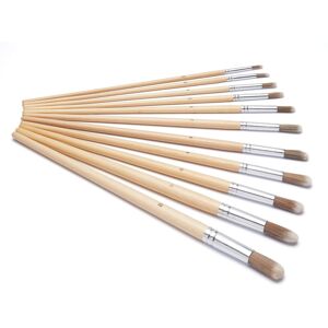 Harris Seriously Good Hobby & Craft Round Paint Brushes Pack Of 11 2mm-12mm Harris Seriously Good Hobby & Craft Round Paint Brushes Pack Of 11 2mm-12mm