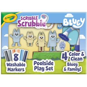 Crayola Scribble Scrubbies Bluey Poolside Playset (4ct) Colorable Bluey Toys fo Crayola Scribble Scrubbies Bluey Poolside Playset (4ct) Colorable Bluey Toys fo