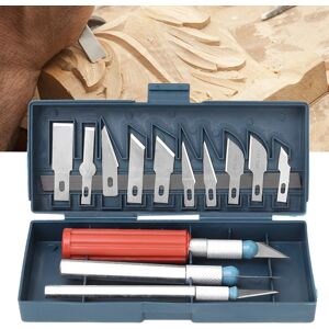 Unbranded 13Pcs Multifunction Handmade Cutting Carving Tool Set with Replaceable Blades Unbranded 13Pcs Multifunction Handmade Cutting Carving Tool Set with Replaceable Blades