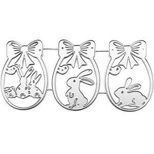 Unbranded (As show, One size) Bow Bunny Egg Metal Cutting Dies Stencil DIY Scrapbooking Al Unbranded (As show, One size) Bow Bunny Egg Metal Cutting Dies Stencil DIY Scrapbooking Al