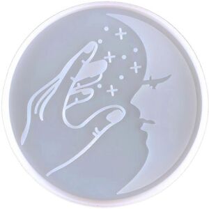 Unbranded (As show, One size) Coaster Resin Mold Moon Pattern Coaster Molds Storage Molds Unbranded (As show, One size) Coaster Resin Mold Moon Pattern Coaster Molds Storage Molds