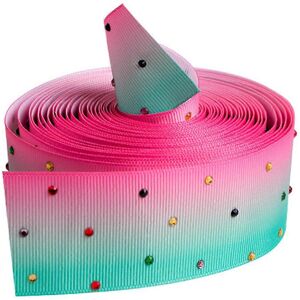 Unbranded (5CM, 04) Shiny Mini Dot for Rhinestone Beading Gradient Grosgrain Ribbon for Wr Unbranded (5CM, 04) Shiny Mini Dot for Rhinestone Beading Gradient Grosgrain Ribbon for Wr