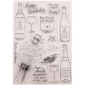 Unbranded (As show, One size) Happy Birthday Celebrate Silicone Clear Stamp Scrapbooking V Unbranded (As show, One size) Happy Birthday Celebrate Silicone Clear Stamp Scrapbooking V