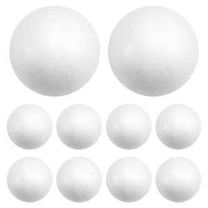 Saudism 10x Decoration Modelling Craft Polystyrene Foam Ball Sphere 6cm-White Saudism 10x Decoration Modelling Craft Polystyrene Foam Ball Sphere 6cm-White