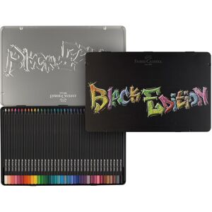 (Pack of 36) Faber-Castell Colouring Pencils Black Edition Tin (Pack of 36) Faber-Castell Colouring Pencils Black Edition Tin