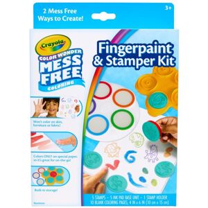 Crayola Color Wonder Mess-Free Fingerpaint & Stamper Kit – Safari Stamps, Ink Ap Crayola Color Wonder Mess-Free Fingerpaint & Stamper Kit – Safari Stamps, Ink Ap