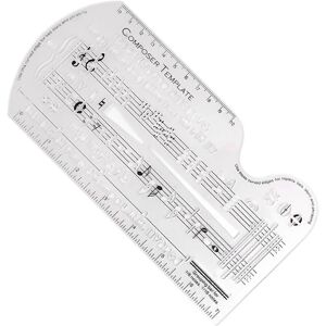 Unbranded For Song Writers Composing Template Stencil For Music Notes Symbols Unbranded For Song Writers Composing Template Stencil For Music Notes Symbols
