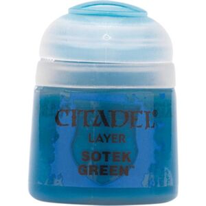 Painting - GAMES WORKSHOP - Citadel-Layer Sotek - Green - 12 ml - Acrylic Painting - GAMES WORKSHOP - Citadel-Layer Sotek - Green - 12 ml - Acrylic