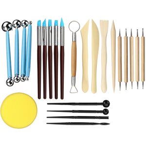 GreenZech 24pcs Ball Stylus Dotting Tools Clay Pottery Modeling Carving Rock Painting Kit GreenZech 24pcs Ball Stylus Dotting Tools Clay Pottery Modeling Carving Rock Painting Kit