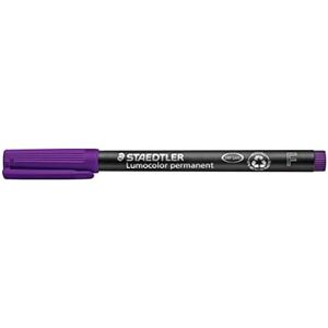 Permanent Marker - STAEDTLER - Lumocolor 318 - Fine Tip 0.6 mm - Color Purple - Permanent Marker - STAEDTLER - Lumocolor 318 - Fine Tip 0.6 mm - Color Purple -
