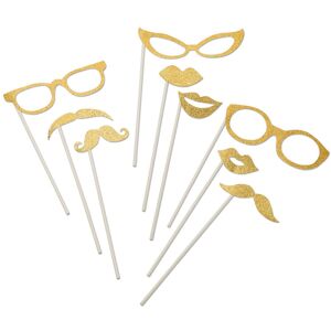 Rubies Gold glitter photobooth kit Rubies Gold glitter photobooth kit