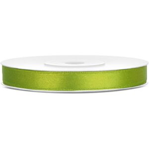 Rubies Apple green satin ribbon 25 m Rubies Apple green satin ribbon 25 m