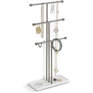 Umbra Trigem Jewellery Tree - Extra Tall Jewellery Stand for Chains, Metal, Whit Umbra Trigem Jewellery Tree - Extra Tall Jewellery Stand for Chains, Metal, Whit