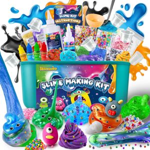 YOPINSAND Monster Slime Kit, Galaxy & Glow in The Dark Slime Making Kit for Girl YOPINSAND Monster Slime Kit, Galaxy & Glow in The Dark Slime Making Kit for Girl