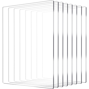 Unbranded 8 Packs Standard Cutting Pads Clear Acrylic Die Cutting Plates Unbranded 8 Packs Standard Cutting Pads Clear Acrylic Die Cutting Plates