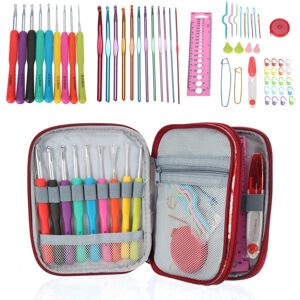 GreenZech Home Use Sewing Tools Set Crochet Hooks Needles Stitches Knitting Craft Case Cro GreenZech Home Use Sewing Tools Set Crochet Hooks Needles Stitches Knitting Craft Case Cro
