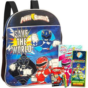 Power Rangers Backpack Preschool Boys Set with Stickers, Coloring Books and More Power Rangers Backpack Preschool Boys Set with Stickers, Coloring Books and More