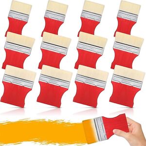 Unbranded For 12 Pieces Flat Paddle Paint Brush Set Bulk Watercolor Oil Painting Acrylic V Unbranded For 12 Pieces Flat Paddle Paint Brush Set Bulk Watercolor Oil Painting Acrylic V