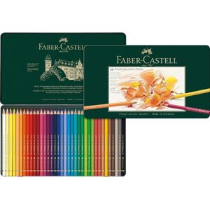 Faber Castell Art & Graphic Polychromos Colour Pencil, Multicoloured, Tin Of 36, Faber Castell Art & Graphic Polychromos Colour Pencil, Multicoloured, Tin Of 36,