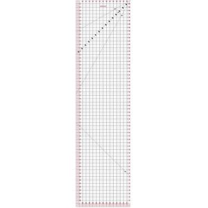 Fiskars Transparent Patchwork Ruler 15x60cm - Ruler Fiskars Transparent Patchwork Ruler 15x60cm - Ruler