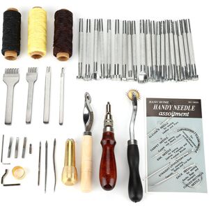 Unbranded 48pcs Leather Craft Sewing Tool Set Punch Cutter Unbranded 48pcs Leather Craft Sewing Tool Set Punch Cutter