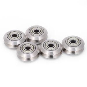 Unbranded 5Pcs VType Wheel Stainless Steel 3D Printer Parts Unbranded 5Pcs VType Wheel Stainless Steel 3D Printer Parts