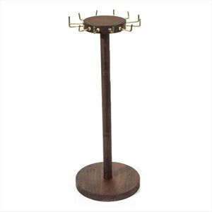 merkloos Wooden Necklace Display Rack with 12 Hooks, merkloos Wooden Necklace Display Rack with 12 Hooks,