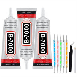 Markenlos 3 PCS 110ml B7000 Glue Clear with Precision Tip Markenlos 3 PCS 110ml B7000 Glue Clear with Precision Tip