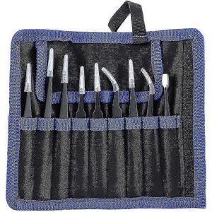 Unbranded Anti-Static Tweezers Set - Model Making Kit - Anti-Static Tweezers - For Electro Unbranded Anti-Static Tweezers Set - Model Making Kit - Anti-Static Tweezers - For Electro
