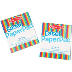 Melissa & Doug Easel Pad Bundle 50 Sheets 2-Pack - Large Easel Paper Pad For Cla Melissa & Doug Easel Pad Bundle 50 Sheets 2-Pack - Large Easel Paper Pad For Cla