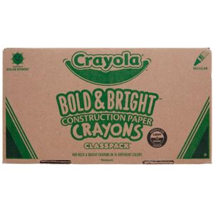 Crayola Construction Paper Crayons Classpack Bulk Assorted School Supplies 16 Co Crayola Construction Paper Crayons Classpack Bulk Assorted School Supplies 16 Co