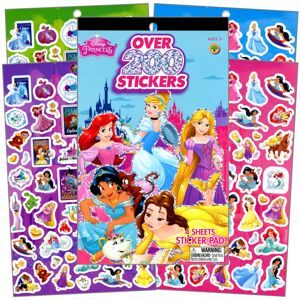 Disney Princess Sticker Pad Over 200 Stickers Disney Princess Sticker Pad Over 200 Stickers