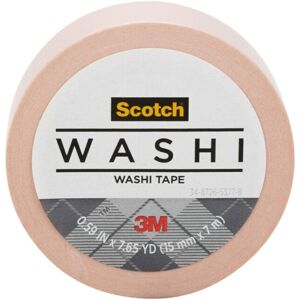 3M Scotch Expressions Washi Tape 1.25 Inch Core 0.59 Inch x 32.75 Feet Pink 3M Scotch Expressions Washi Tape 1.25 Inch Core 0.59 Inch x 32.75 Feet Pink