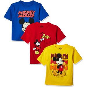 Disney Little Boys' Mickey Mouse Toddler Boys Tee 3-Pack No 1 Assorted 5T Disney Little Boys' Mickey Mouse Toddler Boys Tee 3-Pack No 1 Assorted 5T