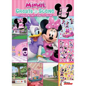 Minnie Mouse Disney Create-A-Scene Sticker Activity Book Bendon 45679 Minnie Mouse Disney Create-A-Scene Sticker Activity Book Bendon 45679
