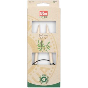 Prym 24"""" (60 cm) Circular Bamboo Knitting Needles US 11 (8 mm) Prym 24"""" (60 cm) Circular Bamboo Knitting Needles US 11 (8 mm)