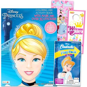 Cinderella Coloring Book Set - Bundle of 2 Disney Princess Activity Books with S Cinderella Coloring Book Set - Bundle of 2 Disney Princess Activity Books with S