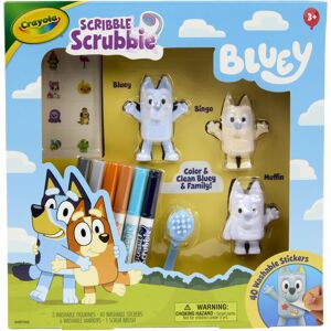Crayola Scribble Scrubbies Deluxe Bluey Playset (3ct) Toddler Arts & Crafts Kit Crayola Scribble Scrubbies Deluxe Bluey Playset (3ct) Toddler Arts & Crafts Kit